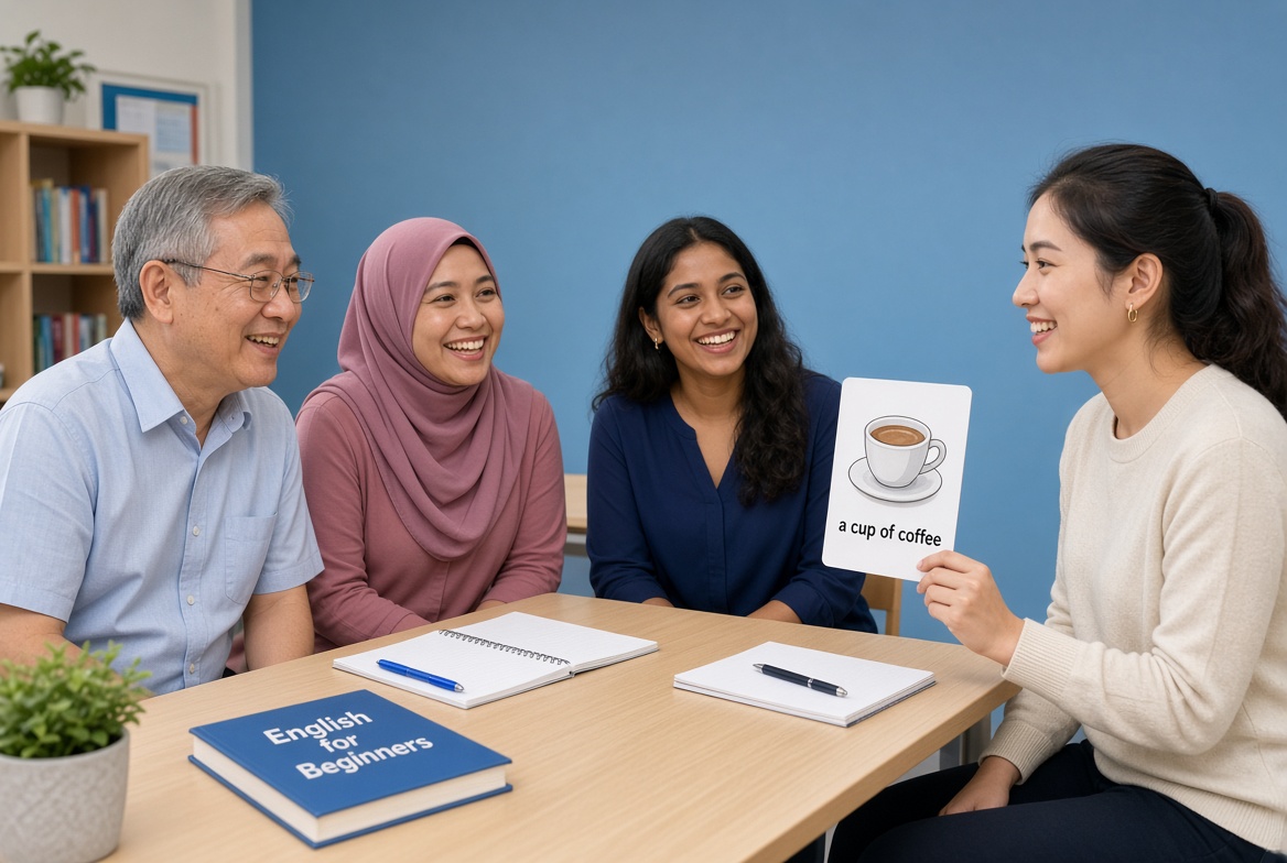 Beginner adult English class